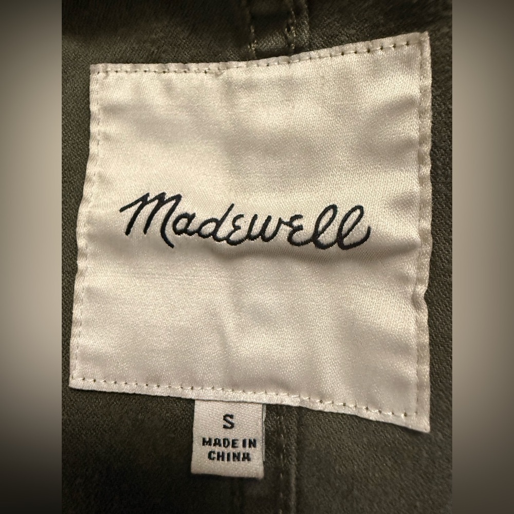 Madewell Surplus Jacket
Field Utility Military Cotton Jacket, Cinch Waist. Small - Picture 12 of 15